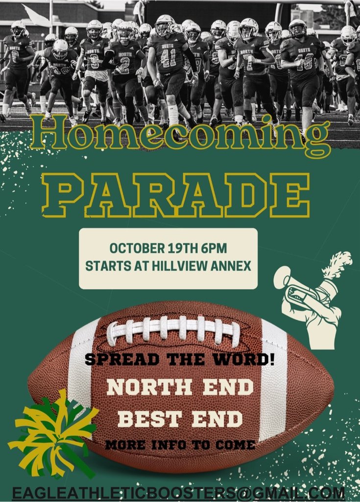 Who is ready for the NB Homecoming Parade!? Make sure you save the date  📆 🦅 #thisisNB