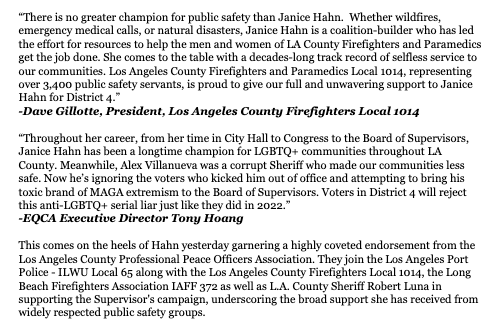 Janice Hahn tweet media