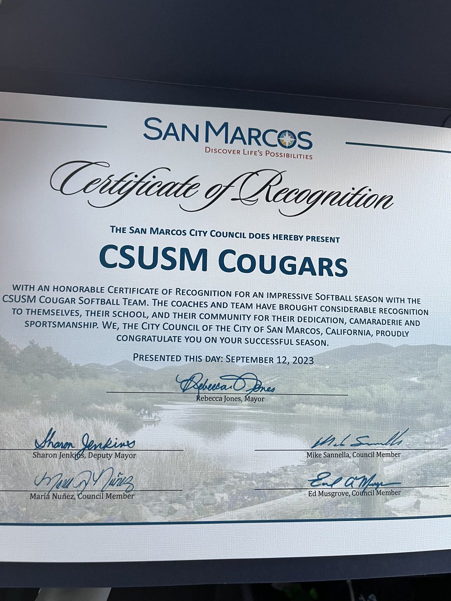 CSUSM Softball tweet media