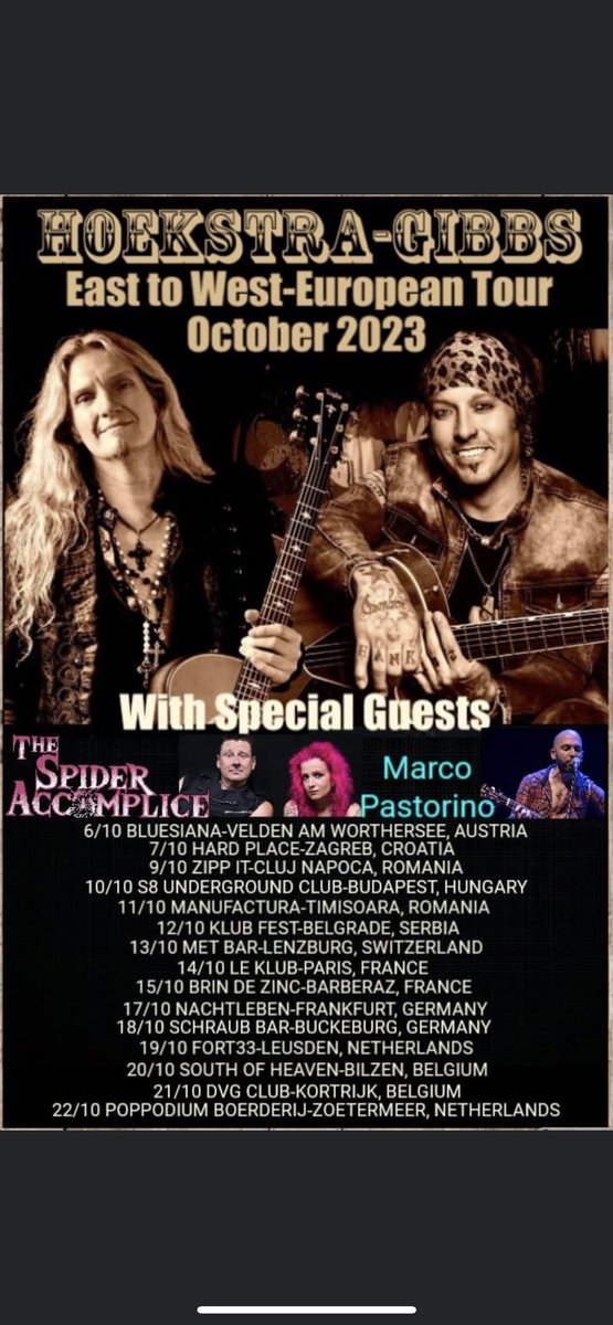 BGibbsmusic's tweet photo. Get tickets now! We want to see/hang with you all! Let’s go! @joelhoekstra13 https://t.co/5KkmvcmVmK
