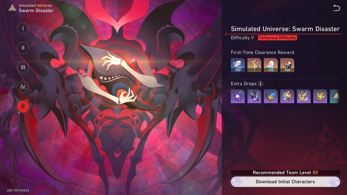 elvenmaidinn's tweet photo. I am scared to even try with my F2P Account... Wish me luck! #HonkaiStarRail #SwarmDisaster https://t.co/wvTN7OT7F8
