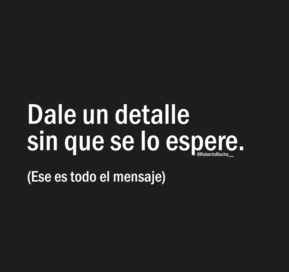 RobertoRocha__'s tweet image. (Algo pequeñito: un papelito, una paleta, una caricia, una caminata por el parque, una llamada, un elote en vaso con chile del que pica y del que no pica, no sé... algo bueno se te ocurrirá)