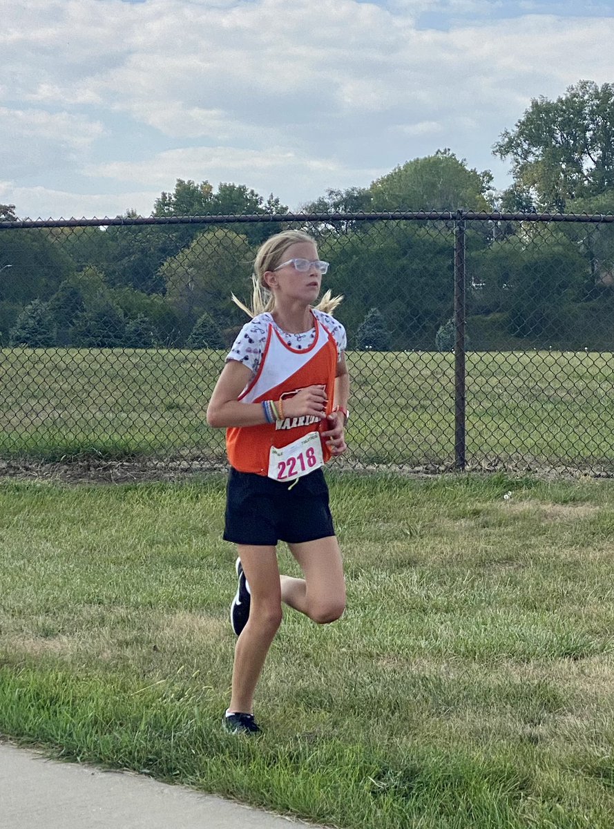 sblmsxc's tweet photo. Crushing it!! Congrats to SBL 7th grader, Briella Polzin for earning 1st overall in TWO meets in TWO days!! https://t.co/CH8fzdribl