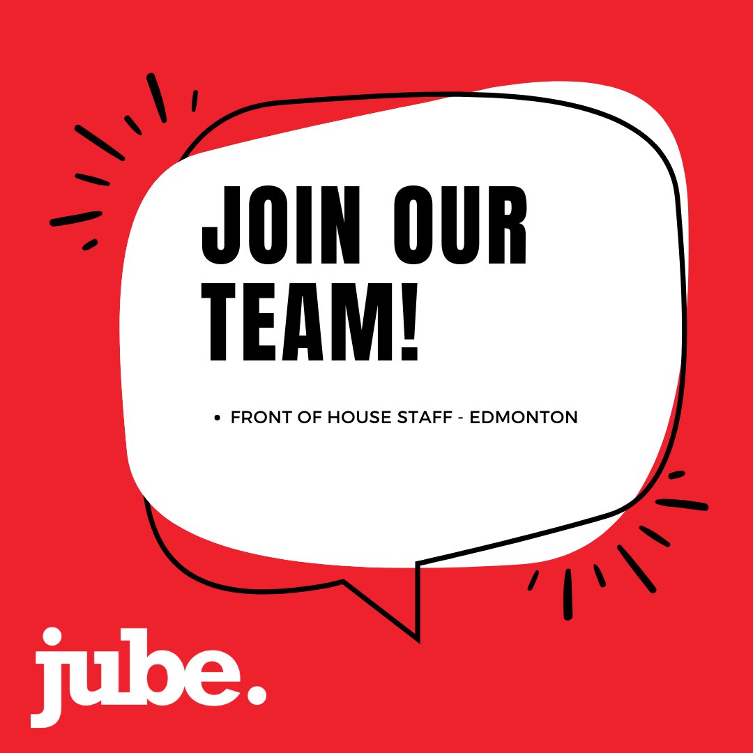 🌟Join Our Team! 
We're seeking energetic and positive individuals who are natural team players to fill various rotating Front of House positions in Edmonton. 

Send us your resume by Sept 15 - for more info, visit jubileeauditorium.com/edmonton/job-o…