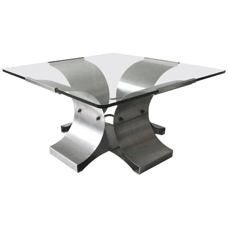 coffee tables by françois monnet, 1970s