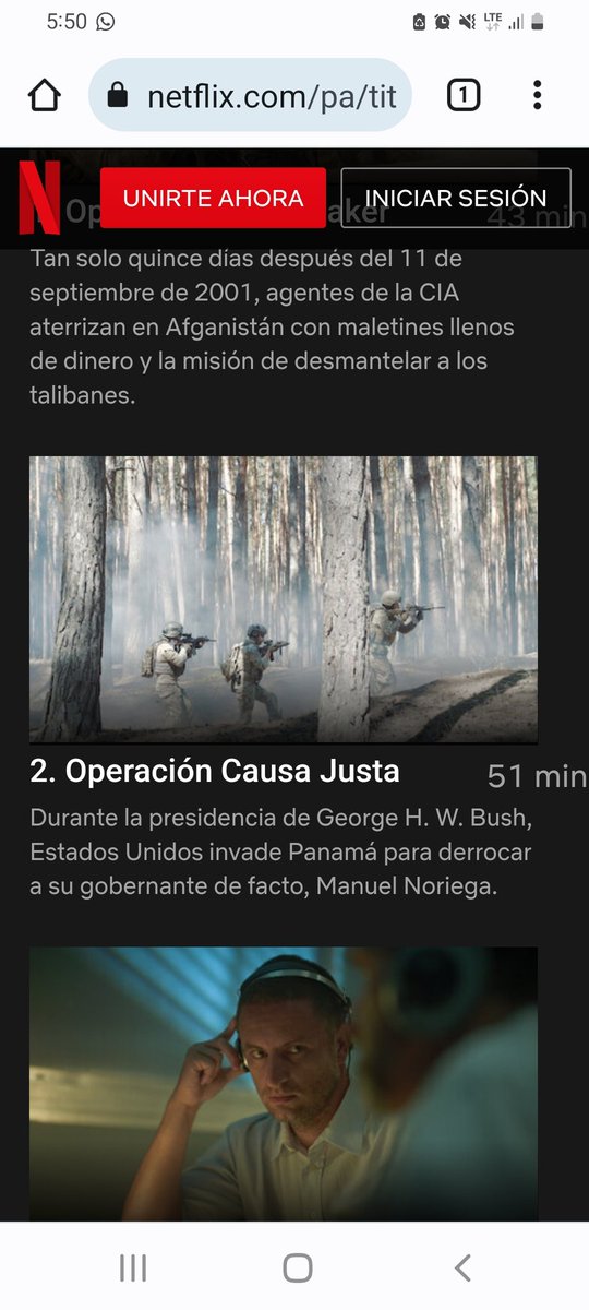xabatis's tweet image. #LaInvasión Operación Causa Justa en el segundo episodio de la docuserie Misiones de Espionaje