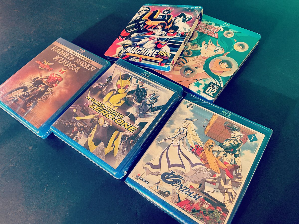 JapanHeroYT's tweet photo. These just dropped in the Japan Hero Labs! Now, where to start...🤔📀📺

#kamenrider #gundam #machinerobo #uruseiyatsura #仮面ライダー #うる星やつら #ガンダム #マシンロボ https://t.co/g6fOl7KTWj