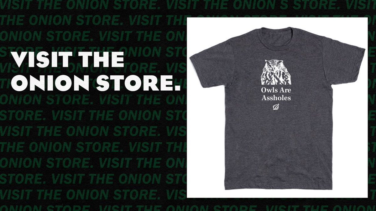 TheOnion's tweet image. All of our merchandise is made with love. And a good amount of spite. bit.ly/3rbZrtG