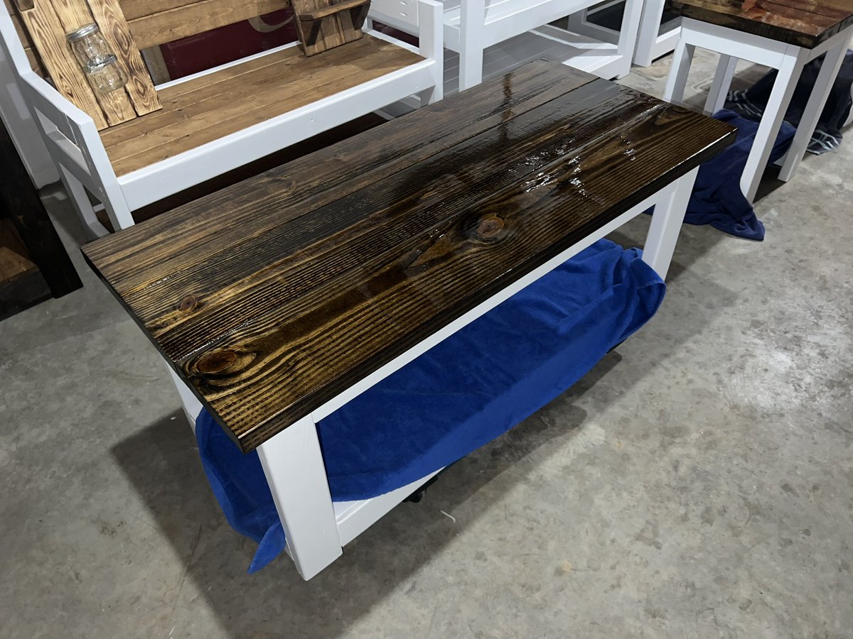 This set is almost done … #workbench #work #bench #wood #pinewood #handmade #dewalt #minwax #kregtool #stop #clarksvilletennessee #pleasantviewtn #springfieldtennessee #ashlandcitytn #nashvilletennessee #nashvilletn #usa #build #it #custom #made #just #for #you #ufo