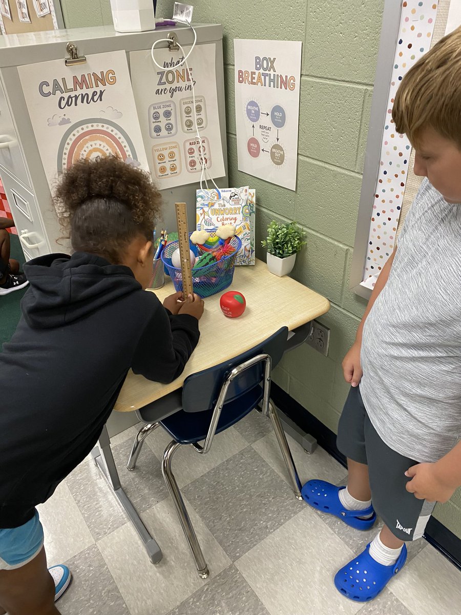 Measuring lengths of different items in the classroom using tools! <a href="/VincentFarmBCPS/">VincentFarmBCPS</a>