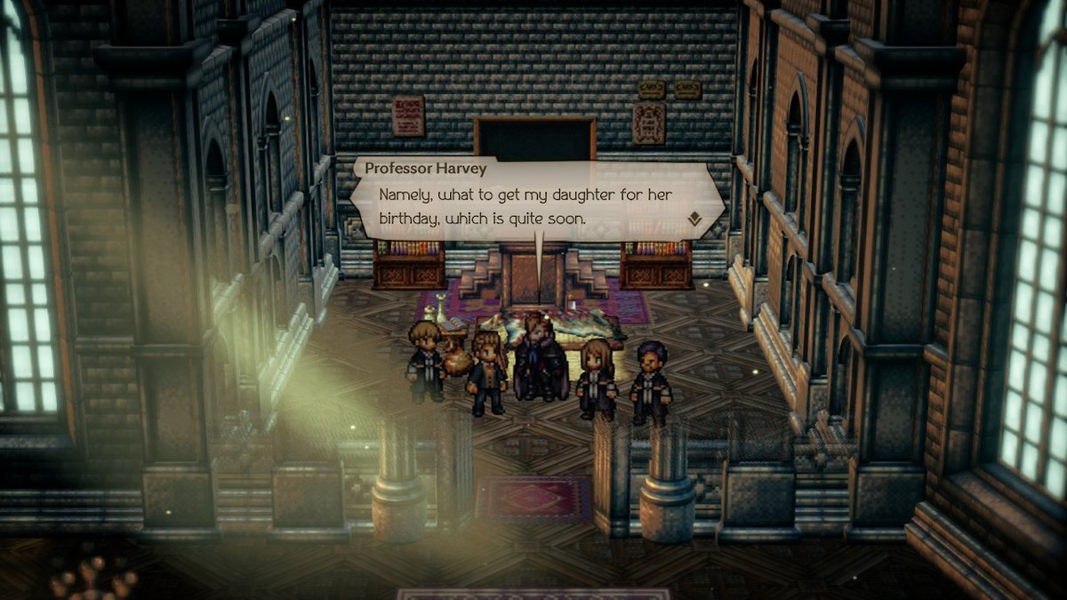 #Octopath2spoilers *Narrows eyes* I wonder if my Count of Monte Cristo theory might have some merit.