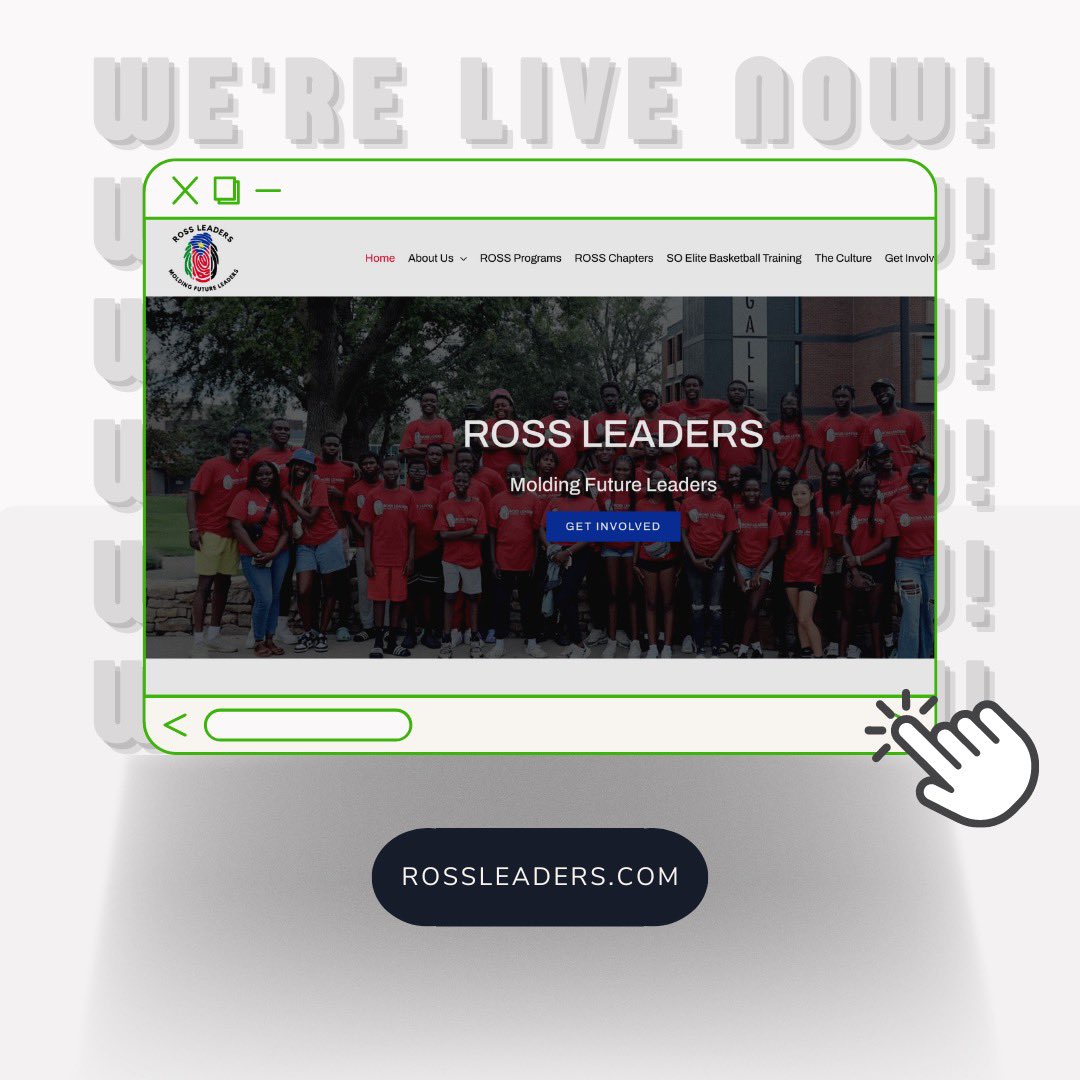 📣The anticipation is finally over! We are excited to launch our NEWLY REVAMPED WEBSITE 👏🏿 . Go check us out at: rossleaders.com