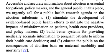 .@DrLindsayPalmer, @DrSherryPagoto, and @Dr_NateHW highlight the essential role of evidence-based efforts to mitigate the negative impacts of abortion misinformation. Our approach on Reddit is working, but we need your help to make it sustainable.