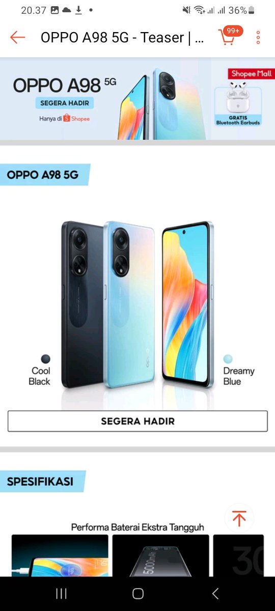 heheguelagi's tweet photo. @ShopeeID #OPPOA98ExclusivediShopee + Cool black minnnnnnn 🎉🎉🎉
@ShopeeID https://t.co/6R0aVtBhgo