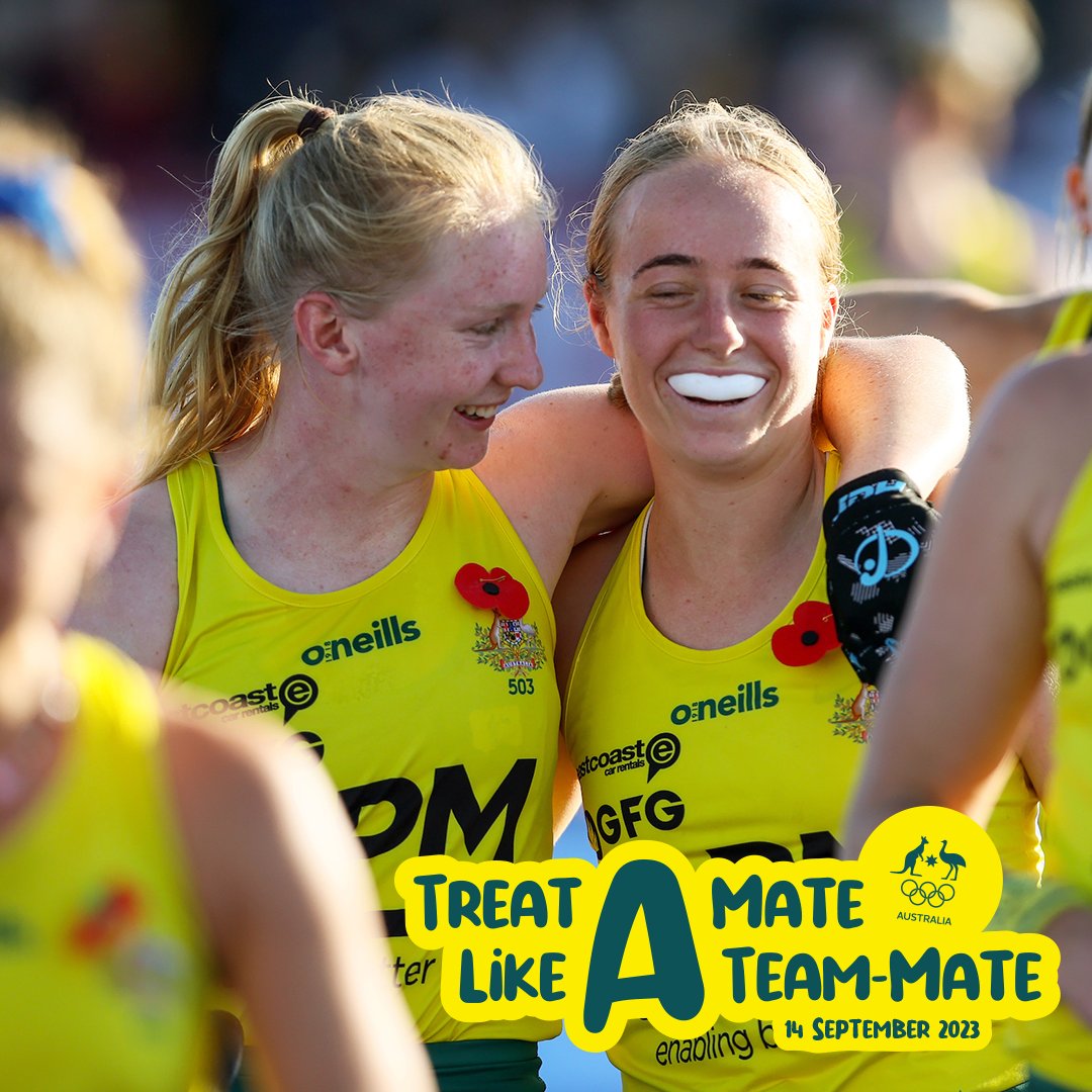Today us and the <a href="/AUSOlympicTeam/">AUS Olympic Team</a> are putting an Olympic spin on <a href="/ruokday/">Old R U OK? account (please use @ruokanyday)</a>

We're encouraging everyone to Treat A Mate Like A Team-Mate by following two simple steps:
1️⃣ Check-in on a team-mate, colleague or friend today
2️⃣ Offer them your full support