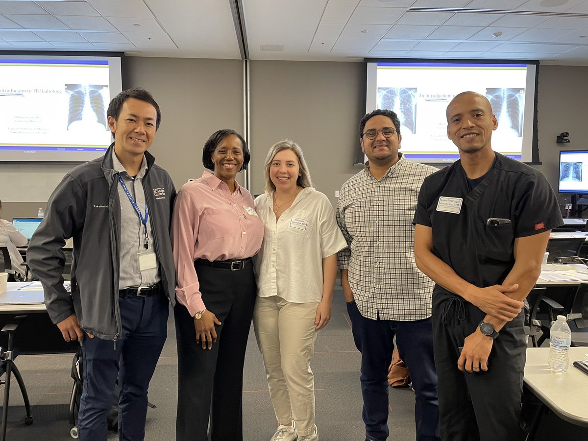 A couple of our fellows attending the TB intensive conference @HeartlandNTBC

Great to hear lectures from former UT Fellows TB expert Dr. Lisa Armitige and Dr. Nigo