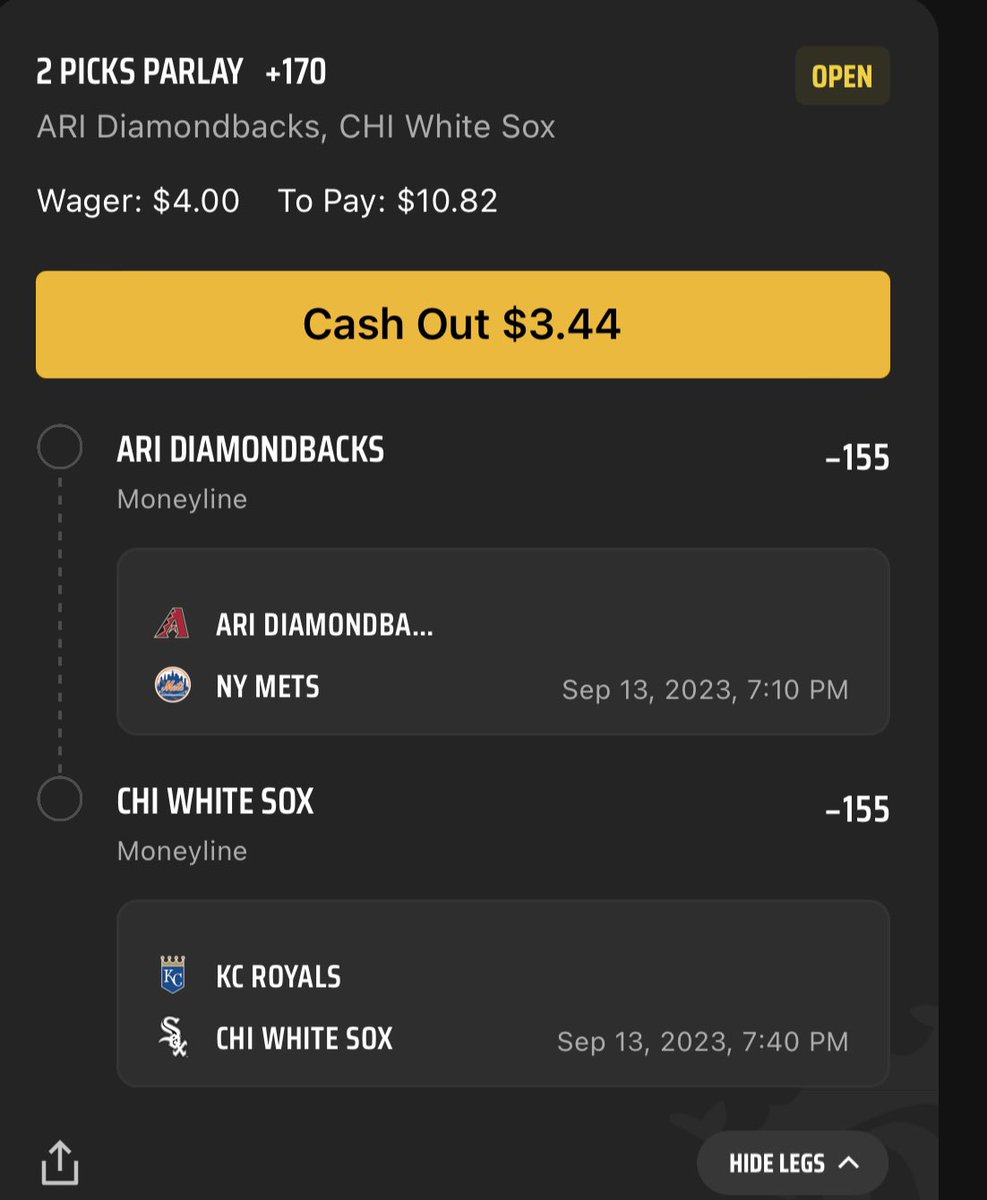 🚨WEDNESDAY NIGHT BASEBALL🚨
💯💯TAP IN FOR FREE MONEY💯💯

#DraftKings #Parlay #Baseball #Bets