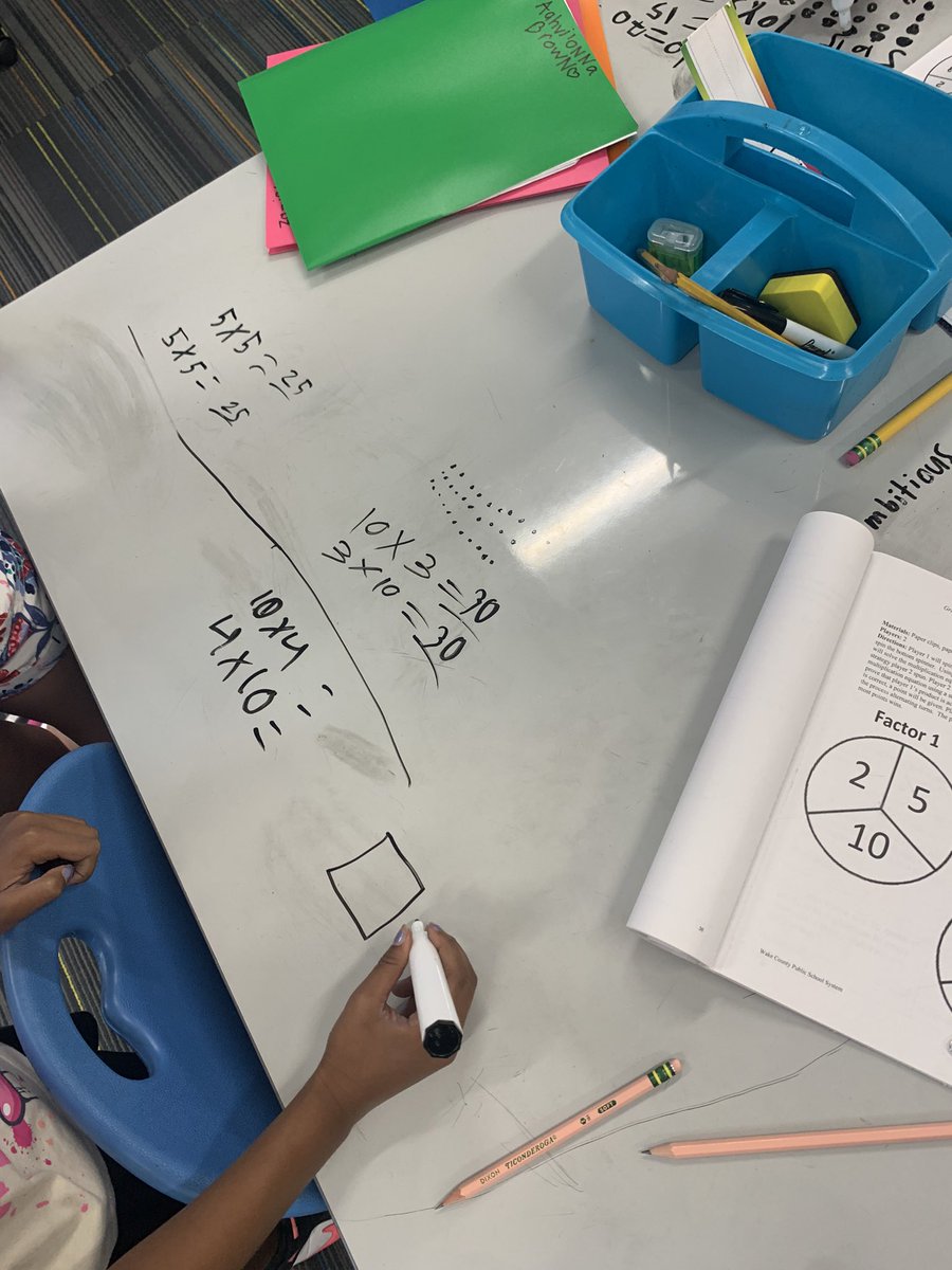 Today students from Ms. McGill’s third grade class were busy working in small groups to solve multiplication problems using multiple strategies. @ConnMagnet #IlluminateLearning