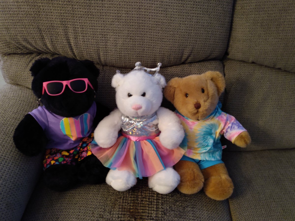 Wearing our new clothes for the first day of school. Do you think Bella's tiara is a bit much? Yikes, she just growled at me for asking that question.