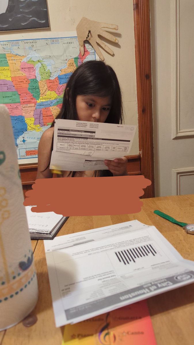 Thank you to all Math teachers! As of now, my son who is in Four Graders. Will now be in charge of calculating our Utilities 🙌🏽😆