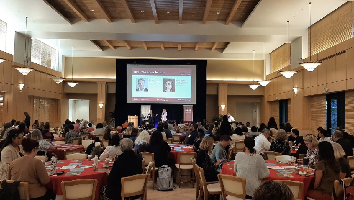 SSIReview's tweet photo. After thought-provoking panels on wellbeing in nonprofit employment, lessons on fundraising, human-centered AI, and more, the first day of #SSIRinstitute closes with a panel on intersectional leadership. https://t.co/JgkQsqQkTX
