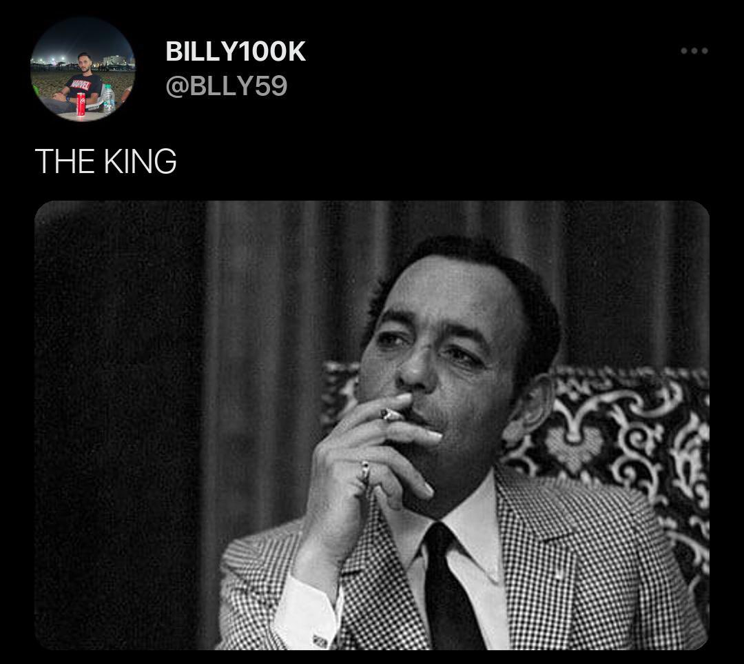 twarg_z's tweet photo. King Hassan Al-Thani of MoroccoThe lion https://t.co/HrQoFaXp3K