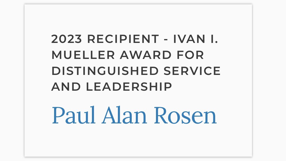 🚨Twitter #SAR Crowd🚨
Please join me in congratulating <a href="/NASAJPL/">NASA JPL</a> Paul Rosen (<a href="/parosey/">Paul A. Rosen</a>) for receiving AGU’s 2023 Ivan Mueller Award for Distinguished Service &amp; Leadership.

Highly deserved for his years of leadership in #SAR  &amp; for his tireless advocacy that brought us NISAR! 🥳