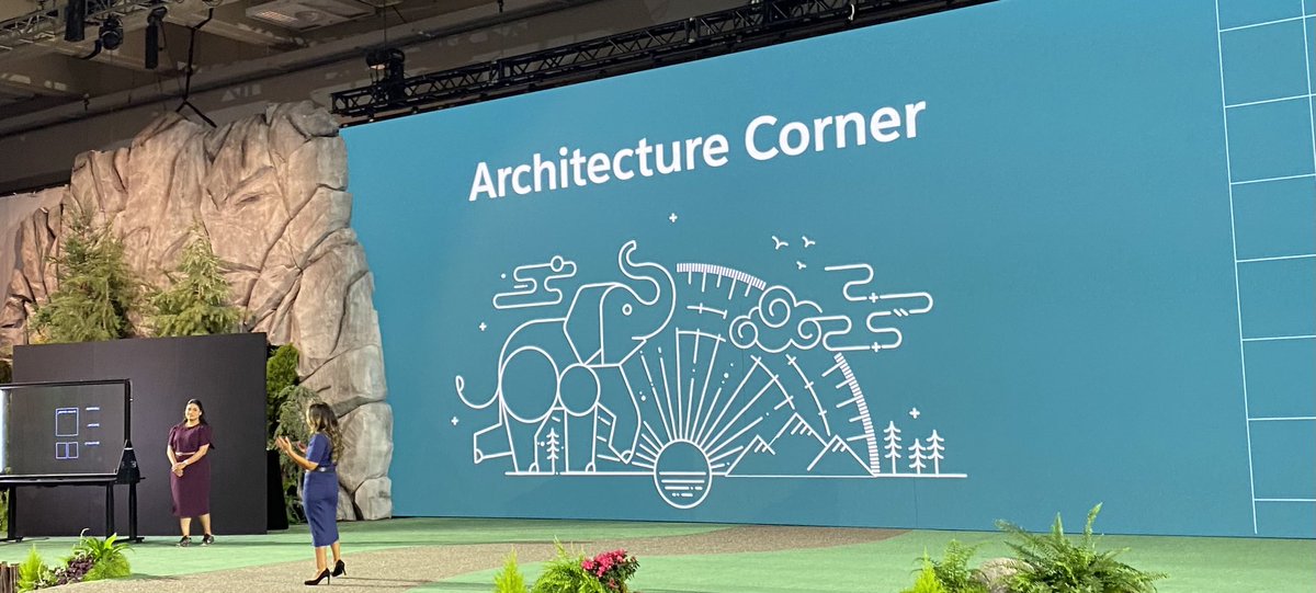 .⁦@sunnydalelow⁩ kicking off Architect Corner session in the ⁦@SalesforceArchs⁩ Keynote #df23