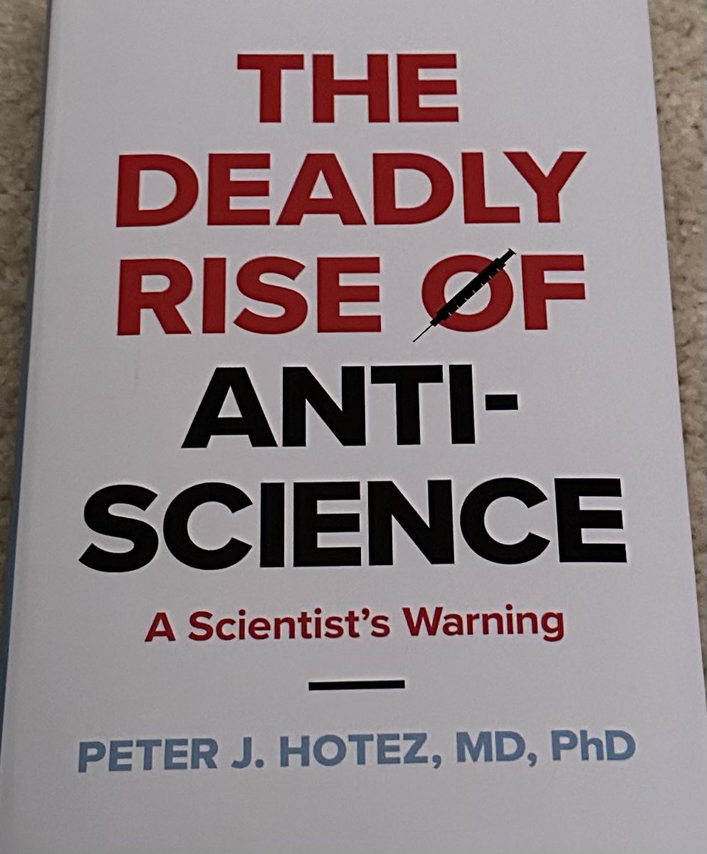Pegshe630's tweet photo. This book just arrived @PeterHotez 
This retired public health official can’t wait to read it! https://t.co/D3YmyPrE0L
