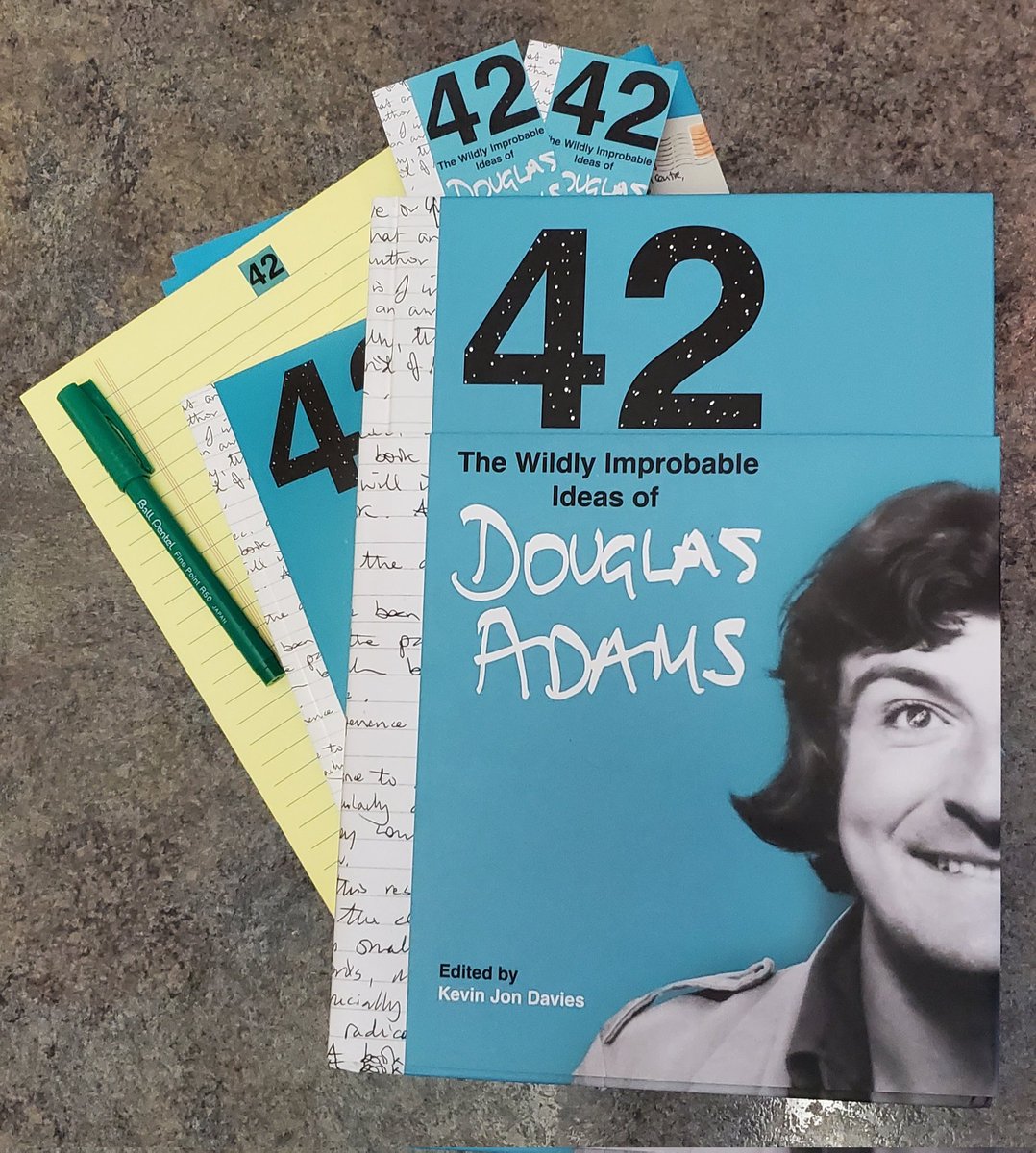 DTWaling's tweet image. Nerd-moment post:
Just arrived this week - worth the wait!
unbound.com/books/douglasa…

#DouglasAdams #Fourtytwo #improbability