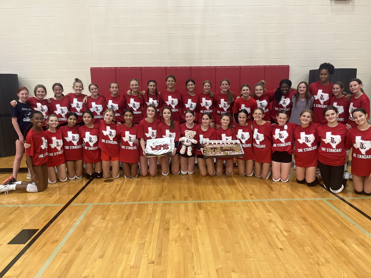 Thank you 7th grade for supporting our booster! ALL 7th grade volleyball athletes joined booster club. We celebrated today with a cookie cake party provided by our booster. <a href="/lovejoy_vb/">Leopard Volleyball</a>
