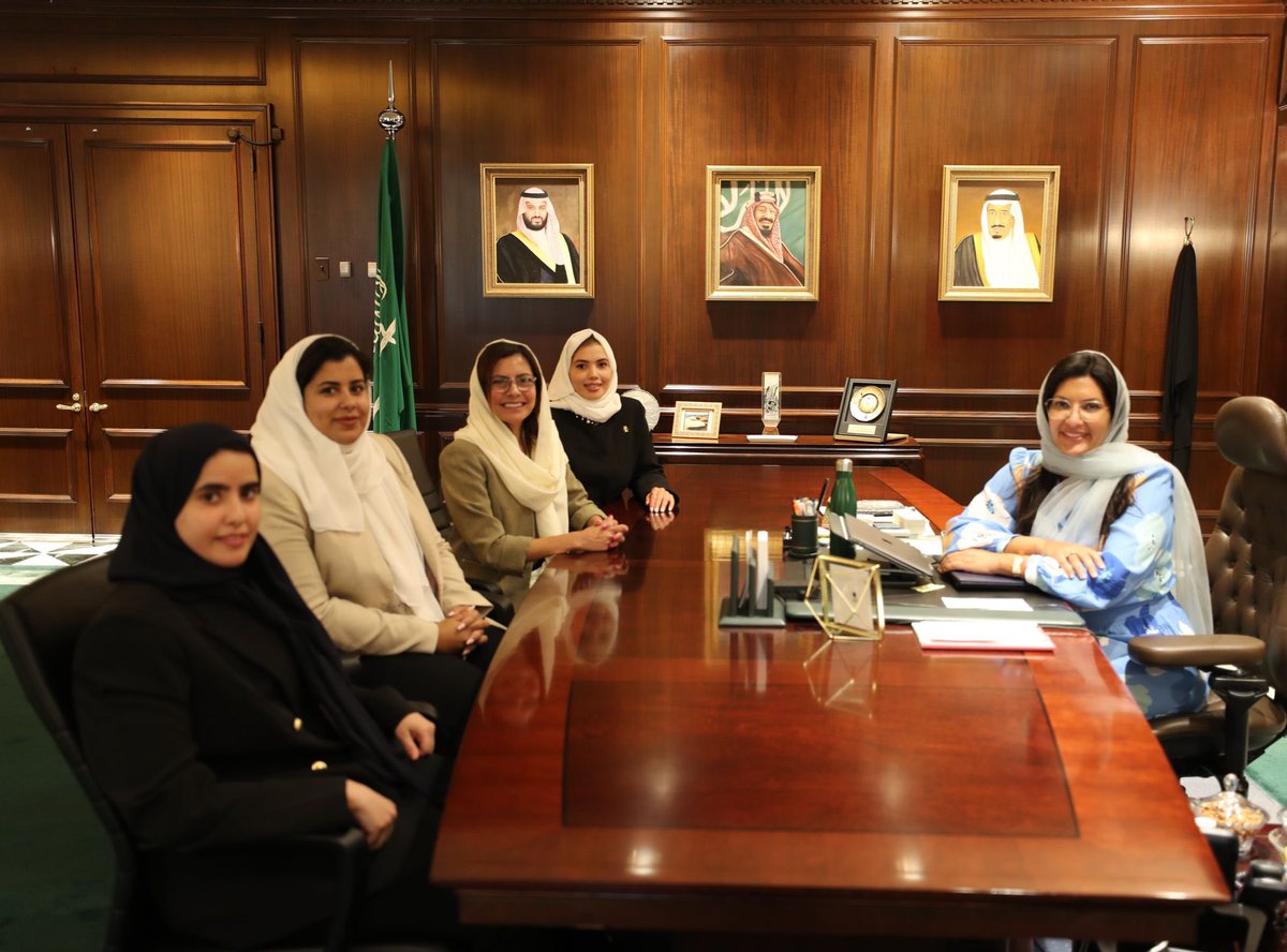 rbalsaud's tweet photo. Honored to work alongside such impressive legal colleagues as we celebrate  International Law Day. The legal field is just one of the many sectors where women are excelling in the Kingdom under #Vision_2030. https://t.co/oohyeP7Cfa