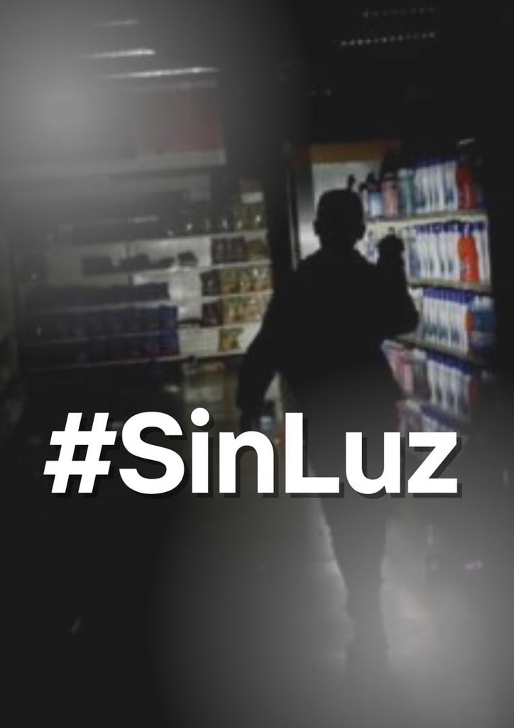 El Sistema Eléctrico Nacional está agonizando, el país está sometido a constantes cortes y fallas que nos dejan #SinLuz. El 22Oct podemos dar el primer paso para recuperar nuestros servicios públicos, los venezolanos exigimos calidad de vida, trabajar, queremos