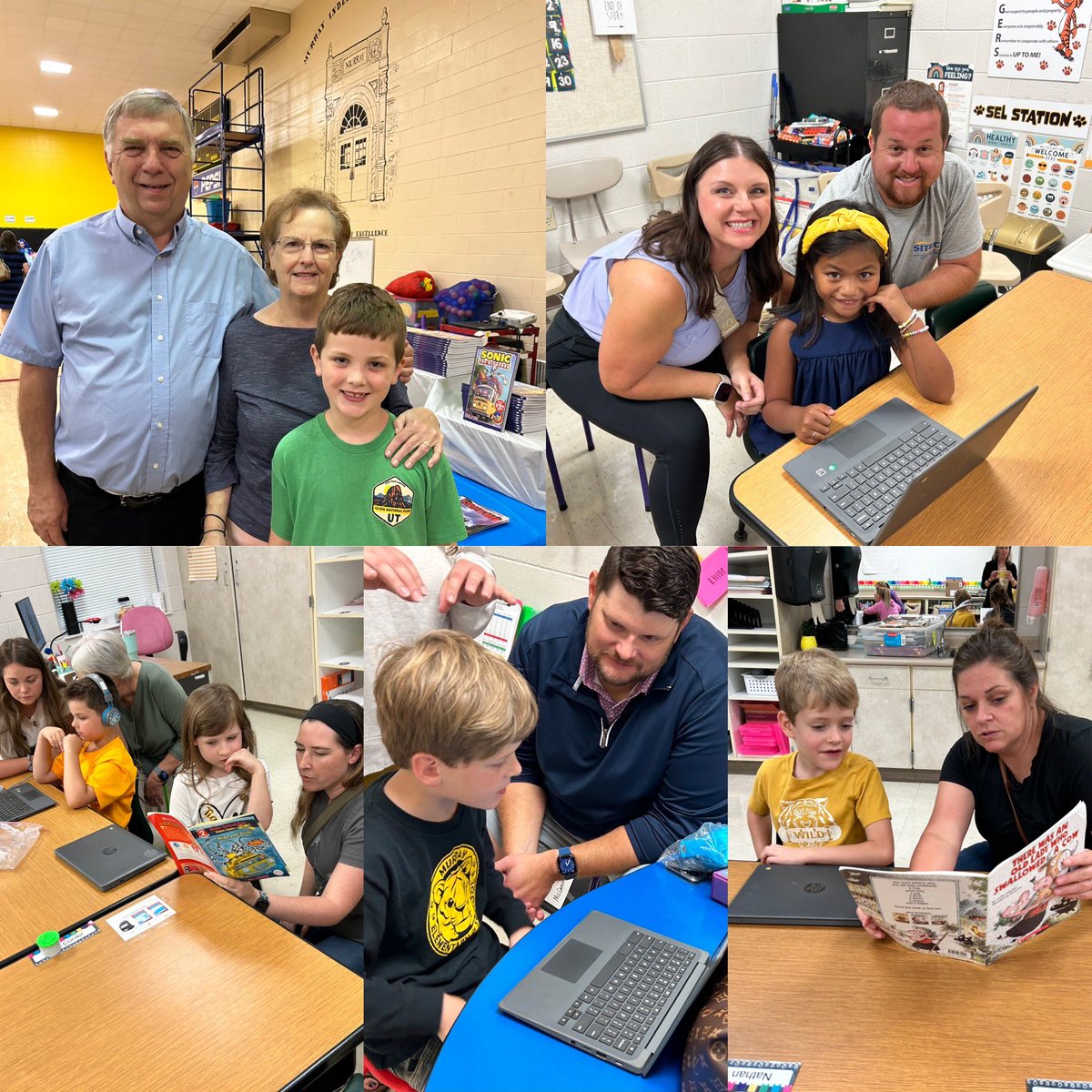 Amylmccann's tweet photo. Thank you to our amazing families and grandparents for attending Family Night and our Grandparent’s Day events! Our first graders loved having you there! #MurraySchools https://t.co/q6wMidH4ip