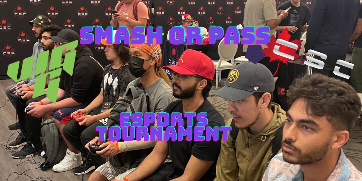 Smash or Pass

$1000.00 guaranteed
start.gg/csctcg just created
Round Robin, 20+ TVs/Monitors
Top 3 gets rewarded. 

Top registrants who bring their Switch receives a discount.. 

Tag a person who you think can beat me in Smash?