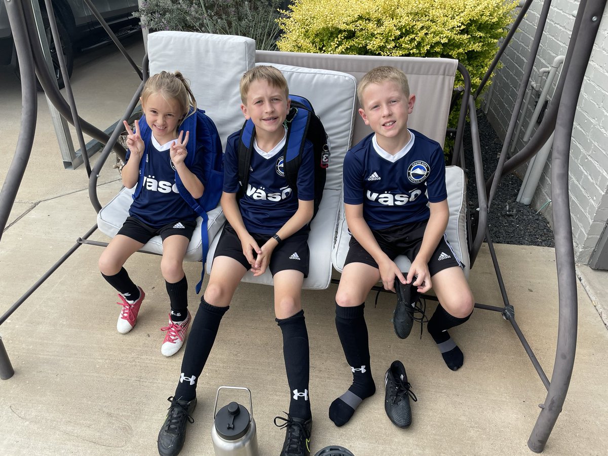 My soccer crew ready for practice! I know these days go by fast…trying to enjoy every minute! ⚽️