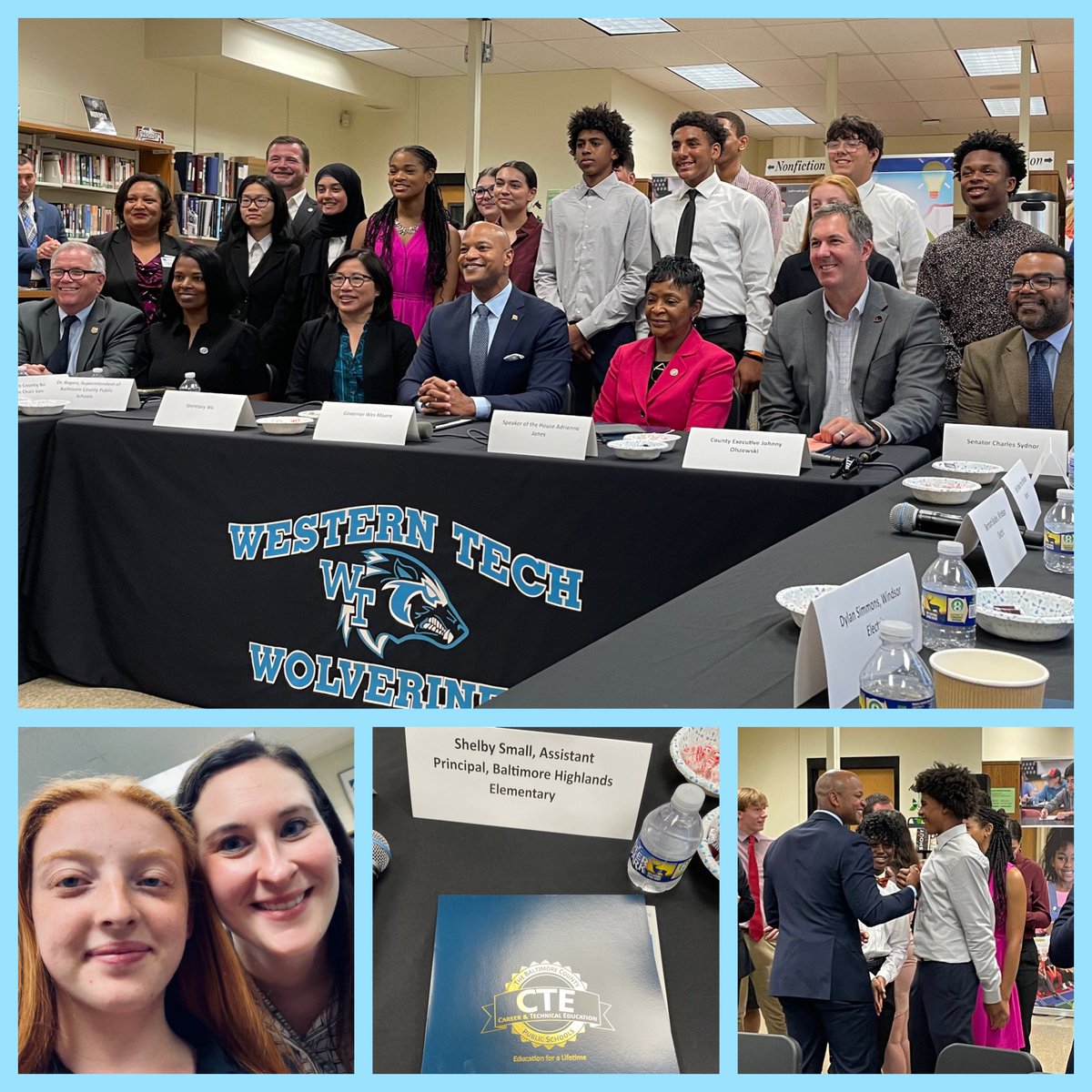 Participated in the <a href="/CTE_BaltCoPS/">BCPS CTE Office</a> panel discussion today to highlight the apprenticeship programs for students <a href="/BaltCoPS/">Baltimore County Public Schools</a>! <a href="/balthighlandsel/">Baltimore Highlands Elementary School</a> is excited to continue expanding our partnership with <a href="/LansdowneViking/">Lansdowne High</a>.  <a href="/GovWesMoore/">Governor Wes Moore</a> <a href="/BaltCoExec/">County Executive Kathy Klausmeier</a> @MyriamYarbrough <a href="/ALouise1913/">Adrienne Louise Morrow</a> <a href="/BCPS_Magnet/">BCPS Magnet Programs</a>