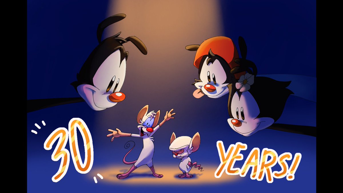 brinkyydinkyy's tweet photo. ITS BEEN 30 YEARS OF THE SILLIES‼️‼️‼️‼️‼️🎊🎊🎉🎊🎊🎉🎊🎉  LOVE THEM FOREVER ‼️‼️‼️‼️
#animaniacs #pinkyandthebrain #rebootpatb https://t.co/bipOCFfOcz