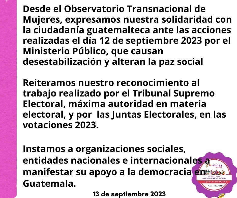 #DemocraciaGuatemala