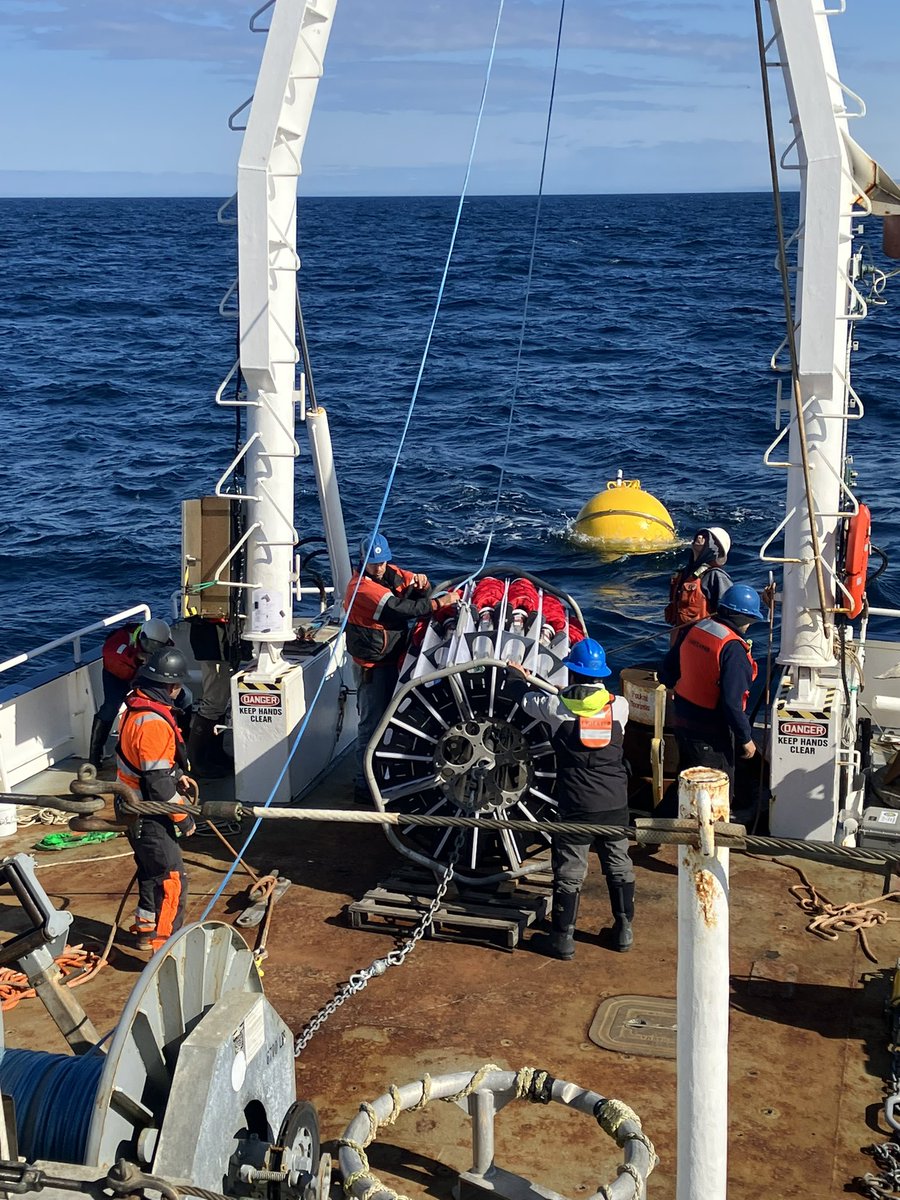 Nick Foukal (@foukalpoint) on Twitter photo 7 moorings in 3 days! 4 bottom tripods with CTDs and ADCPs, and 3 SALPs that will deploy 40 surface drifters into the coastal current. The joint US/Canada Labrador Coastal Current array is in the water! We’ll be back next fall to collect the data. Now it’s on to CTDs… @cyrf0006 7 moorings in 3 days! 4 bottom tripods with CTDs and ADCPs, and 3 SALPs that will deploy 40 surface drifters into the coastal current. The joint US/Canada Labrador Coastal Current array is in the water! We’ll be back next fall to collect the data. Now it’s on to CTDs… @cyrf0006