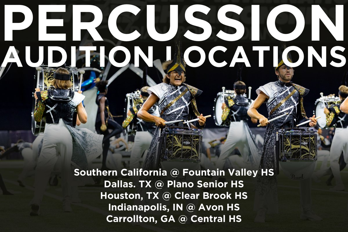 Where will you be auditioning? Register now @ regiment.org/programs/drum-…