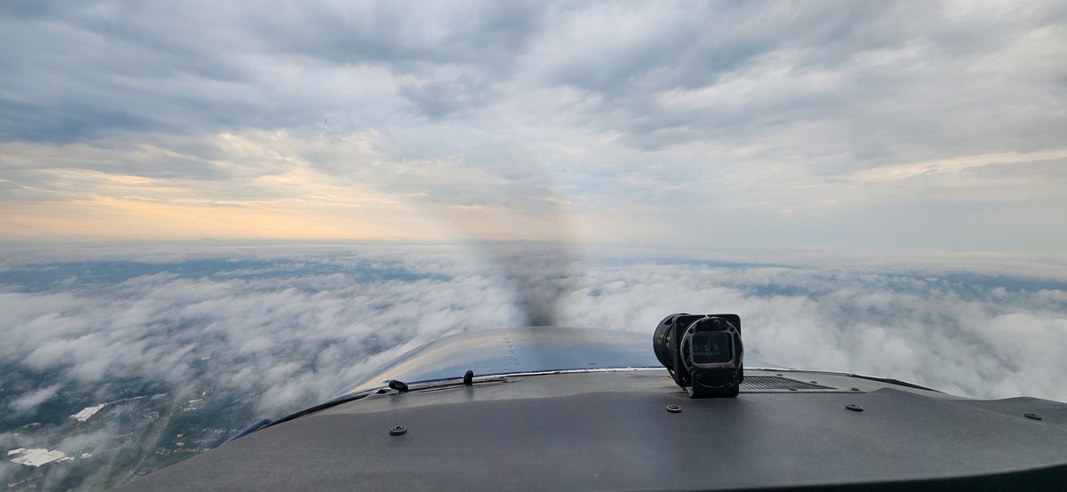 garyweissel's tweet image. Was a low broken ceiling / foggy kind of morning.   Put my IFR ticket to use today.... #pilotsoftwitter #C172