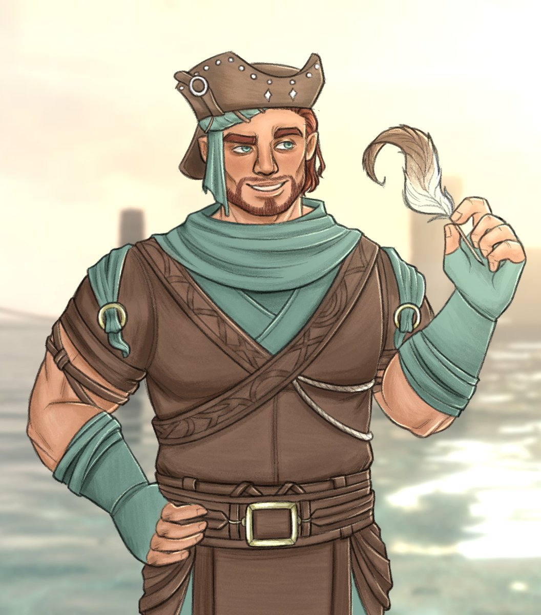 CaptainNumbnuts's tweet photo. Been more or less focused on the elder scrolls franchise now. Here's one of my characters in ESO, Davien Delafort https://t.co/at3XQEuVwU