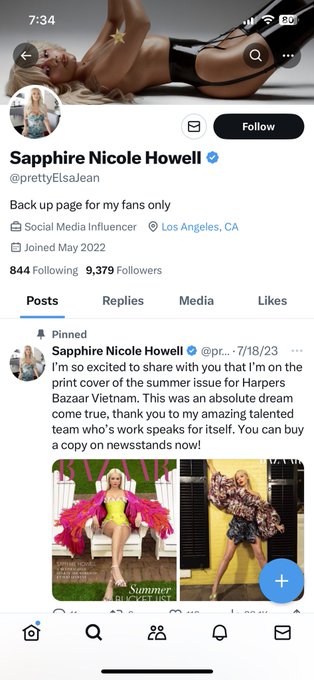 Watch Sapphire Howell's leaked NSFW photo on TwXstars
