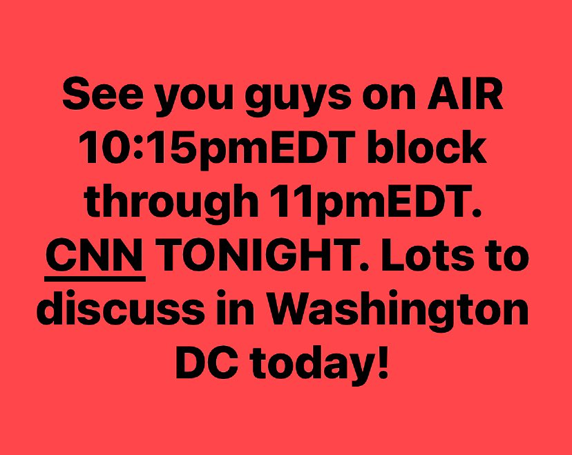 IAmSophiaNelson's tweet photo. Media Alert: See you guys @CNN with anchor @abbydphillip and longtime friend @gtconway3d we’ll be on in the second part of the 10pmEDT block. #CNNTonight #CNNPrimetime https://t.co/ldiOhSBRZk