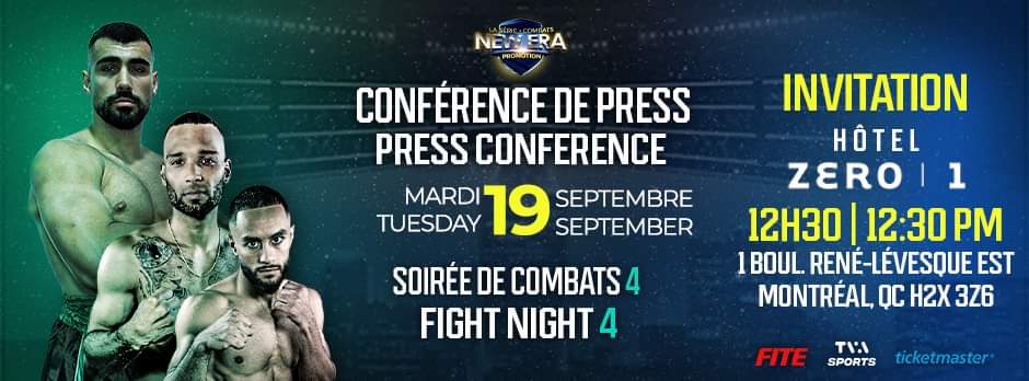 GaryDoston's tweet photo. Alerte/Dernière-Heure Conférence de presse pour le Gala électrisant de New Era Promotion Vendredi 13 octobre 2023🔥🔥🔥🔥🔥🥊🥊🥊🥊🥊🥊🥊🥊🥊🥊
#TEAMGARYDOSTON 
#NewEraPromotion 
#boxing 
Il y aura une conférence de presse mardi 19 septembre 2023 à 12h30, à l'Hotel ZERO1 Montréal https://t.co/NzNONqiL9B