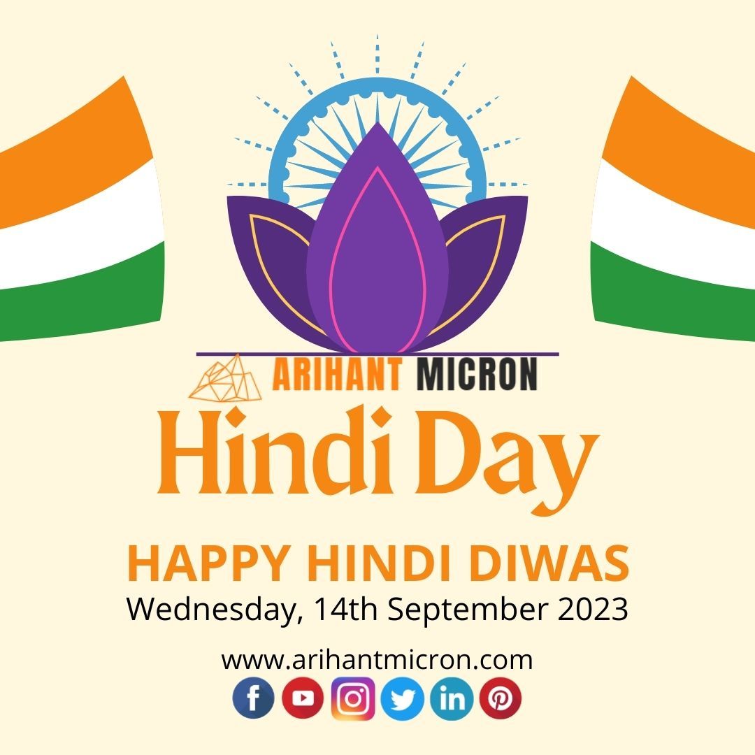 Happy Hindi Diwas from Arihant Micron in Chittorgarh! 
#HindiDiwas #ArihantMicron #Chittorgarh #QuartzPowder #LanguageCelebration