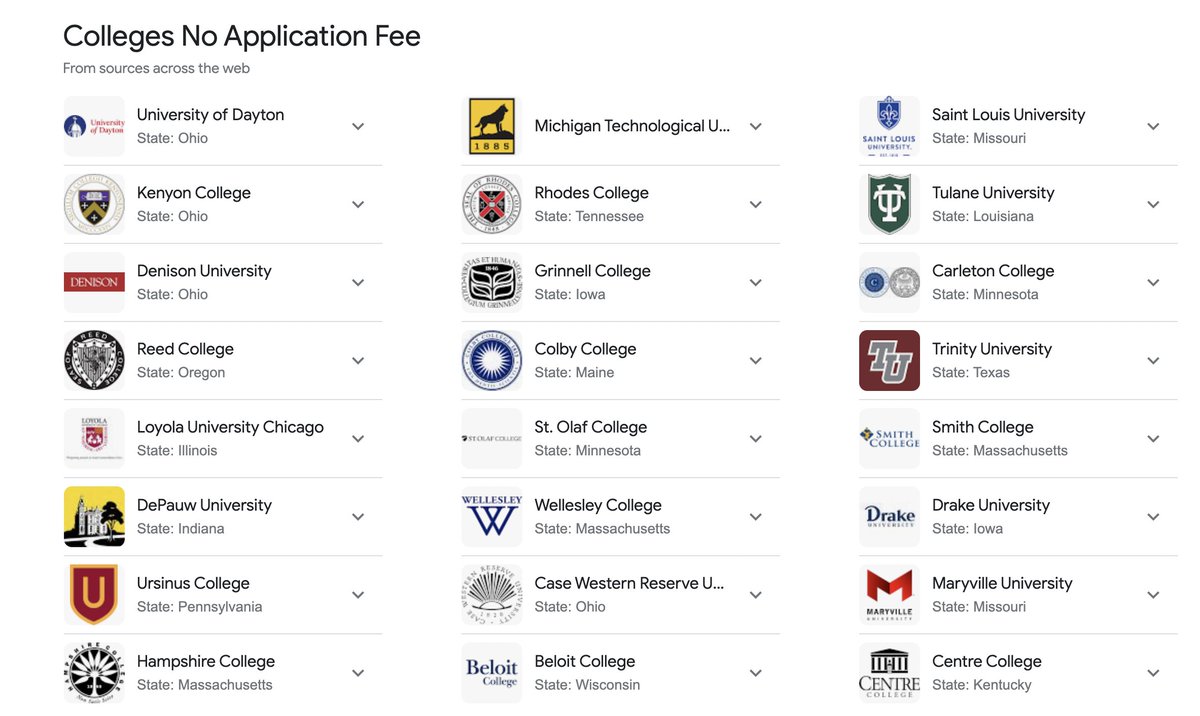Sooo many great #FREE colleges to apply to via <a href="/CommonApp/">Common App</a> (we've been to 14!). <a href="/AHISD/">Alamo Heights ISD</a> loves <a href="/Trinity_U/">Trinity University</a>, <a href="/Tulane/">Tulane University</a>, <a href="/RhodesCollege/">Rhodes College</a>, and the <a href="/CTCLColleges/">CTCLColleges</a>--let's go! <a href="/KenyonCollege/">Kenyon College</a> says no extra essays!
<a href="/AHHSmules/">AHHS Mules</a> @WeGoPublic <a href="/RootEdSA/">RootEd Texas</a> <a href="/SLU_Official/">Saint Louis University</a> <a href="/LoyolaChicago/">Loyola University Chicago</a> <a href="/TrinityU_Admiss/">Trinity University Admissions</a>
