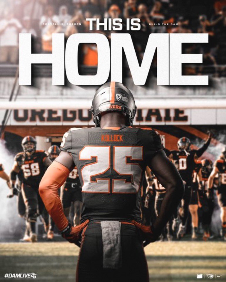 Thank you <a href="/BeaverFootball/">Oregon State Football</a> 🧡
