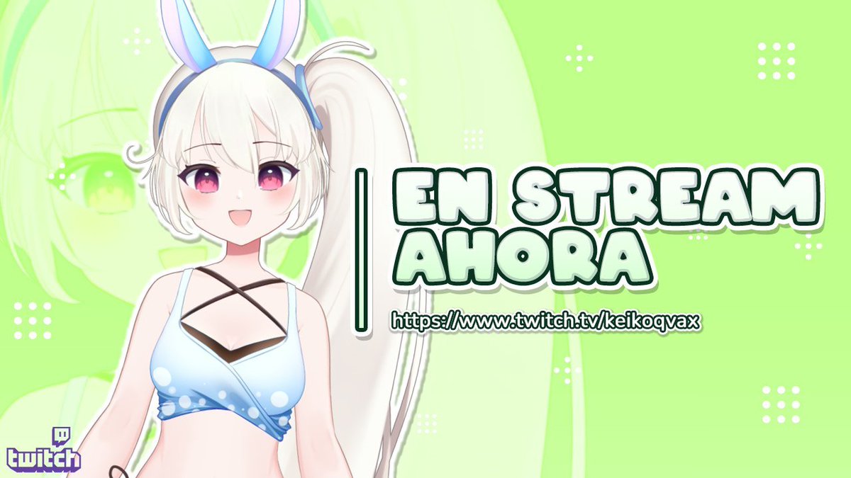 QVAX_tw's tweet photo. Nuestra coneja @VTuber_Keiko está en stream jugando a FIVE NIGHT AT FREDDY'S 2!!
https://t.co/tlqotuMsRO
#VTuberES #VtuberUprisings #FNF2 https://t.co/Ei3h3KOSgf